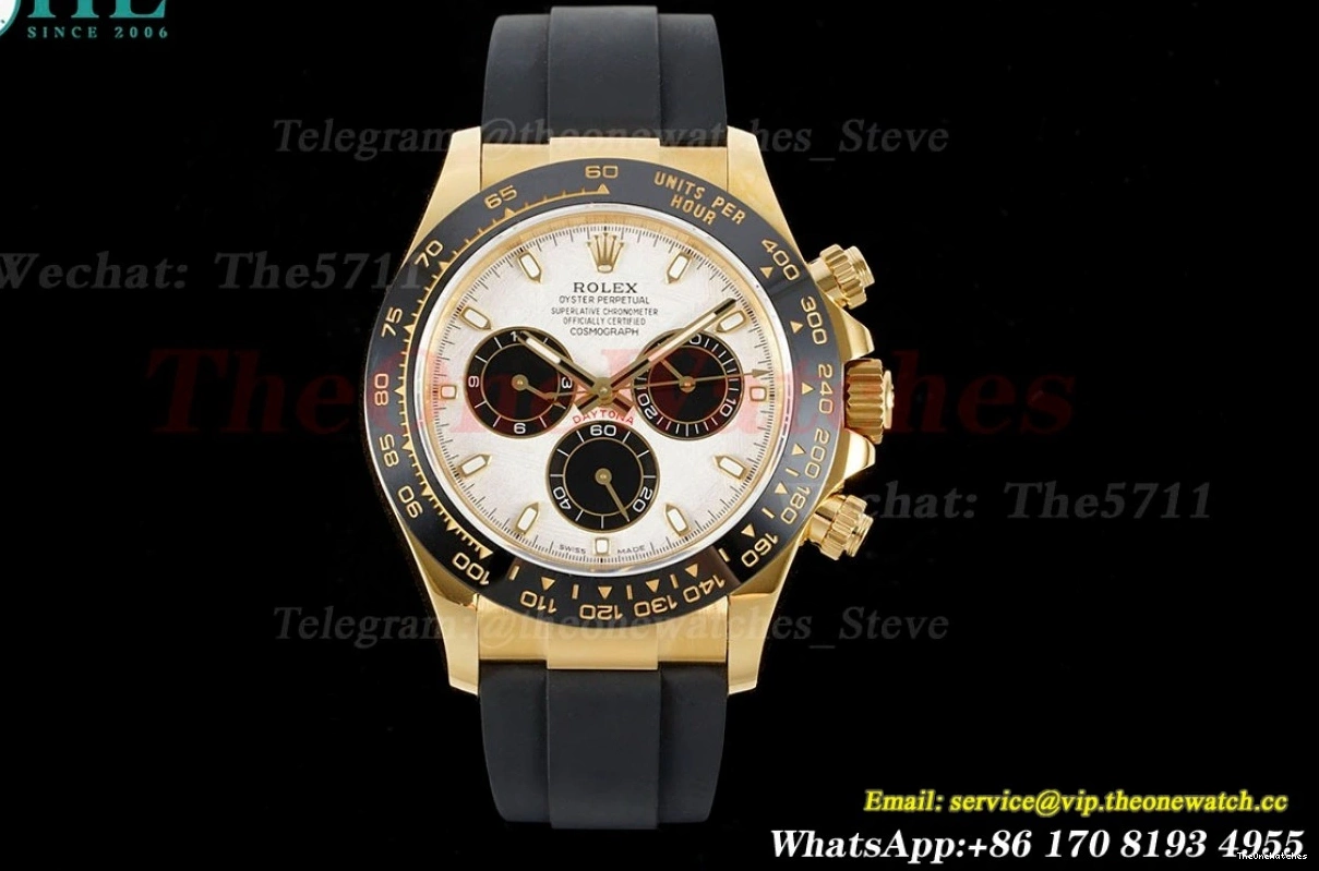 SH4130 QF Daytona 40MM RU Blk YG Weight) 116518 Meteorite V3(Gain 0419